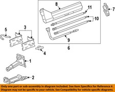 GM OEM 15-23 Sierra 1500 Cab Jack Components-Jack Bracket 84432937