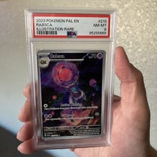 Rabsca - 215/193 - Illustration Rare Paldea Evolved - Pokemon Card Graded PSA  8