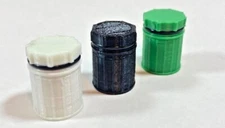 3x MAGNETIC Geocaching Nano Containers w/ Logbook Waterproof Geocache Cache Log