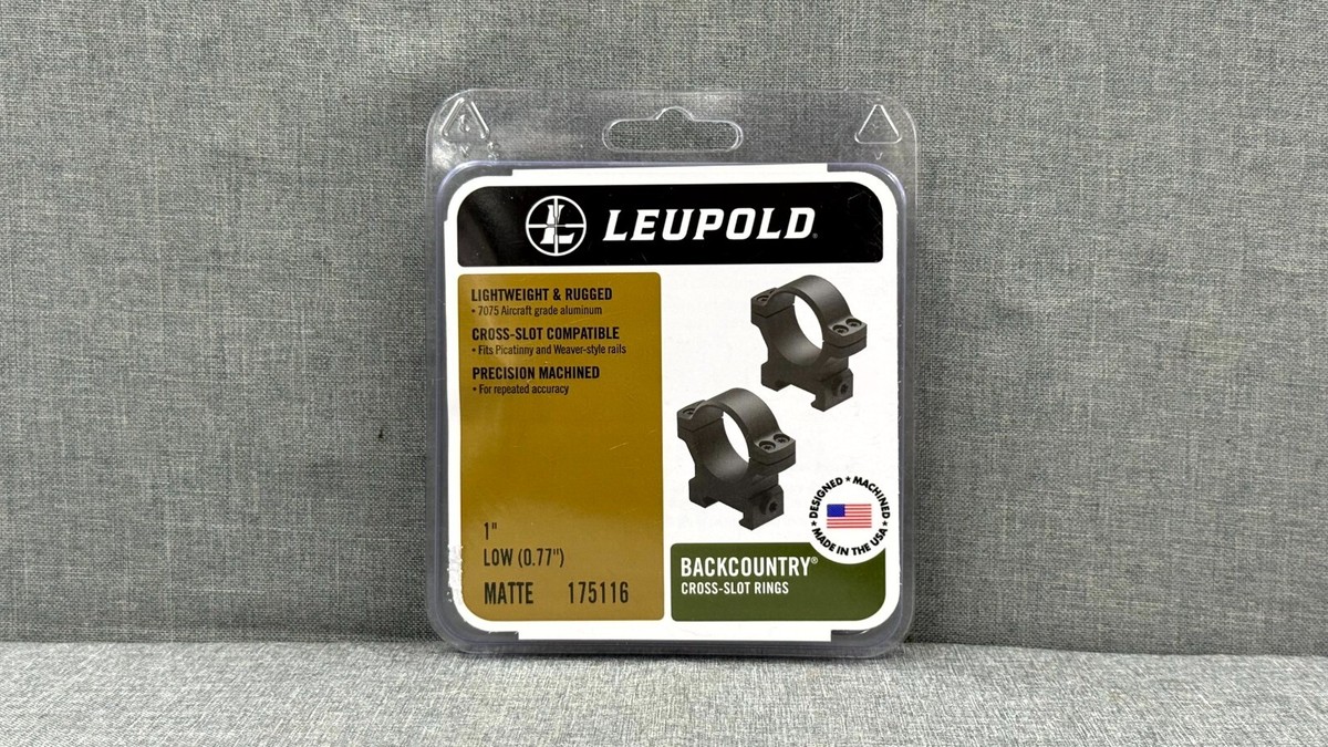 Leupold Backcountry リューポルド スコープリング 1インチ Leupold 175116 Backcountry 1 Inch Low Scope Rings for sale