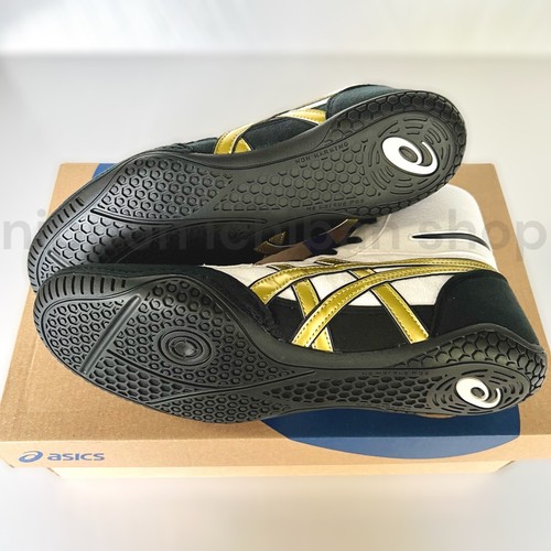 【Auf Bestellung】ASICS Ringerschuhe 1083A001 EX-EO TWR900 Weiß x Schwarz x Gold - Bild 6 von 8
