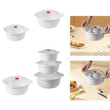 Microwave Bowl with Lid Microwave Cookware for College Dorm Small Kitchen