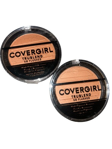 COVERGIRL Trublend So Flushed 400 Ebony Bronzer, Blush- 2 Pack!