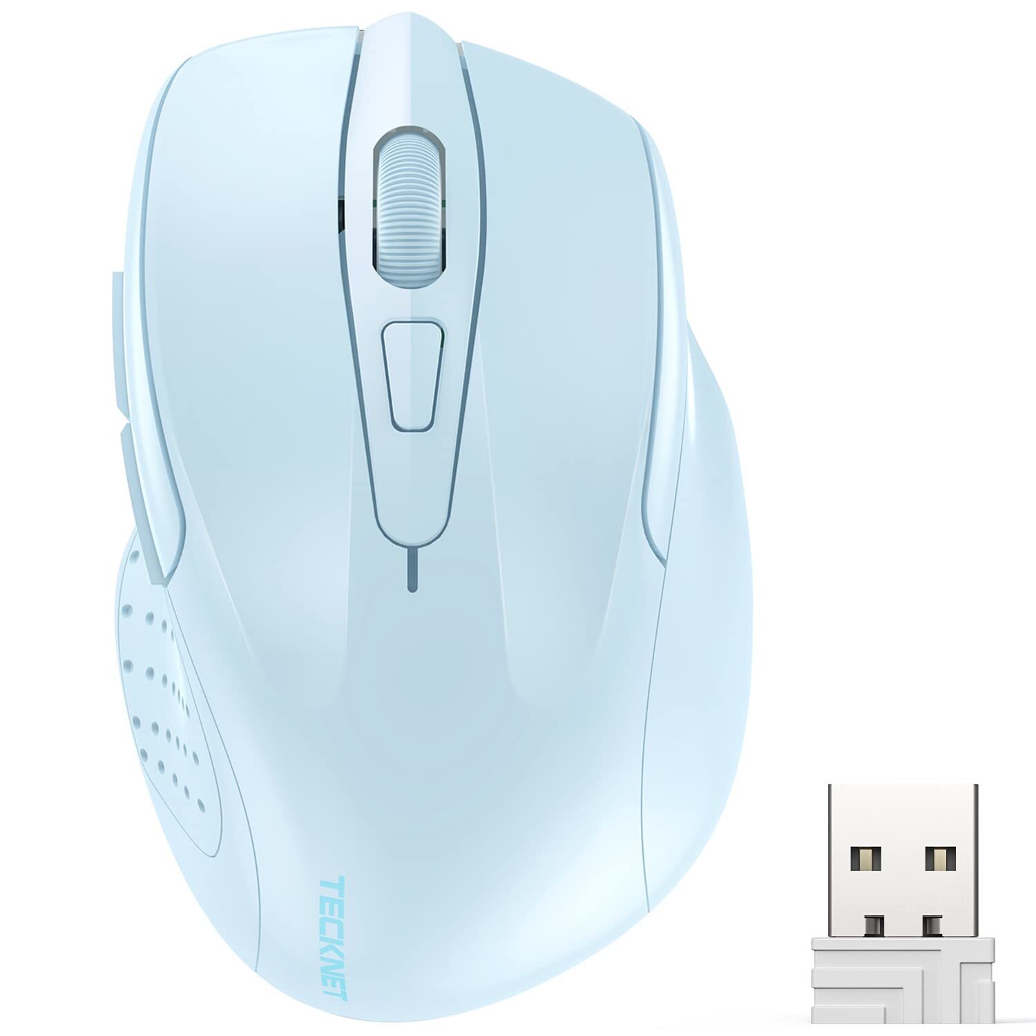 2.4G Wireless Ergonomic Optical Mouse for Laptop PC Computers-image
