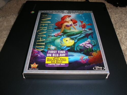 The Little Mermaid (Blu-ray/DVD, 2013, 2-Disc Set, Diamond Edition DVD/Blu-ray)