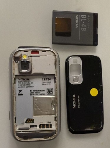 Nokia 6111 (RM-82) Schiebehandy in Silber Händler, Garantie, geprüft, - Bild 2 von 2