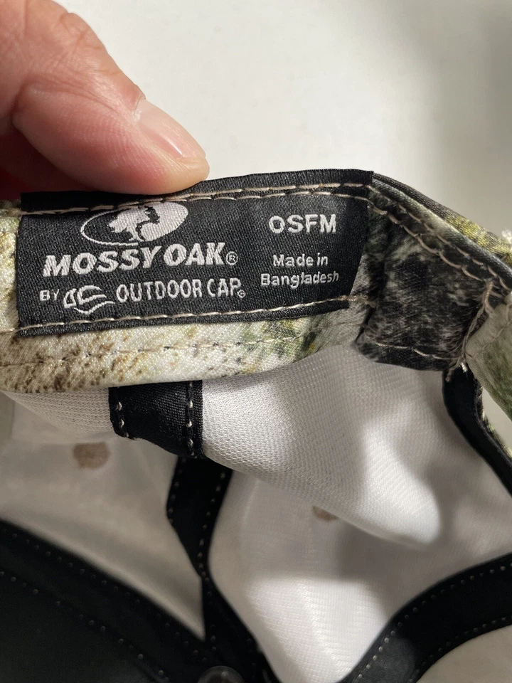 Mossy Oak Green Camo Baseball Cap Adjustable Scent Control Hunter Men/ Women - Image 4 of 4