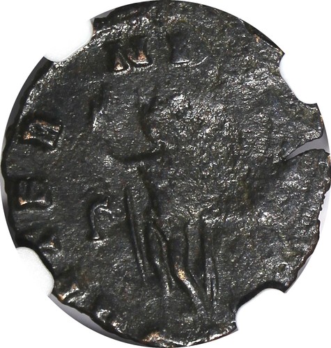 ROMANO.Gallienus AD 253-268 BI Doble Denario / Rev: SOL SUN NGC (077) - Imagen 4 de 5
