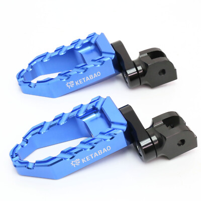 Blue 40mm Extend Front Cruise Foot Pegs For Spyder RS Models 08-13 14 15 16