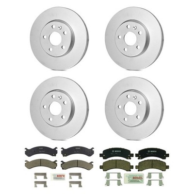 For Chevy Express 2500 03-06 Brake Kit QuietCast Premium Front & Rear Brake Kit