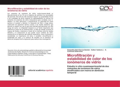 Microfiltración y estabilidad de color de los ionómeros de vidrio Samantha Abril