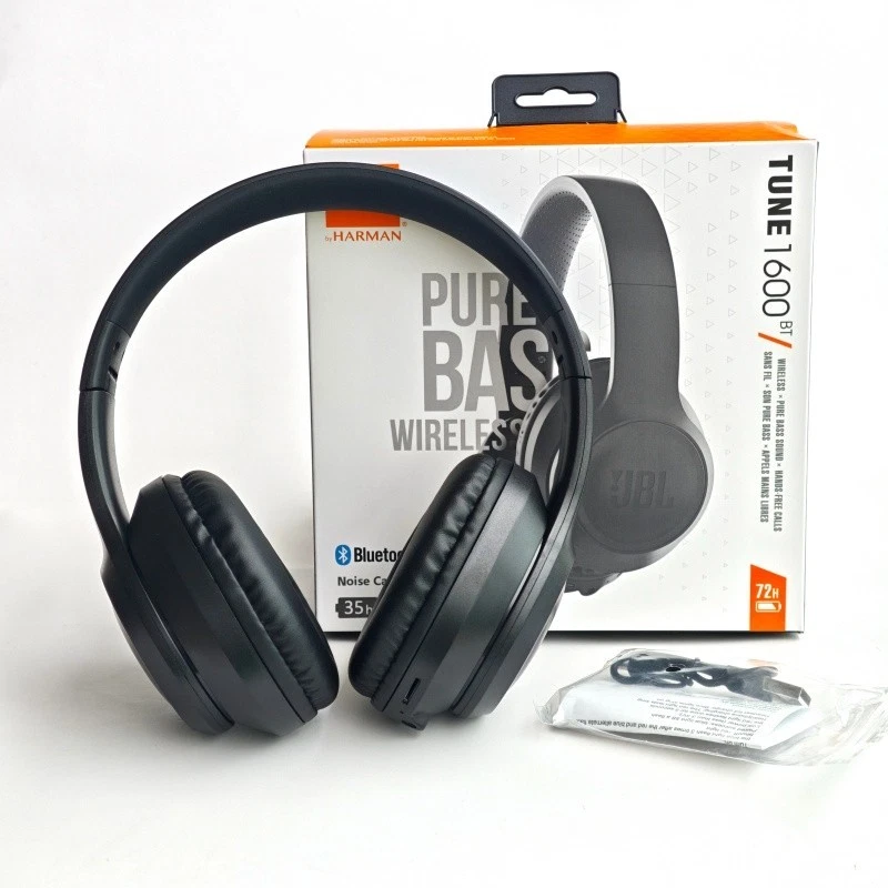 Casque sans-fil Bluetooth JBL TUNE 1600BT – Son profond & confort - Photo 2/4