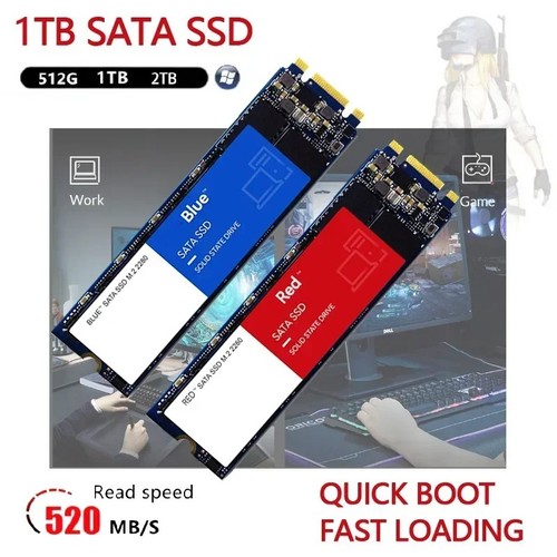 Lenovo Fast SATA SSD 2.5Inch High Speed SSD 500GB HD 1TB Internal SSD 2TB - Picture 3 of 9