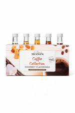 Monin Coffee Collection Syrup Set 5x50ml Gourmet Flavorings Mini Bottles