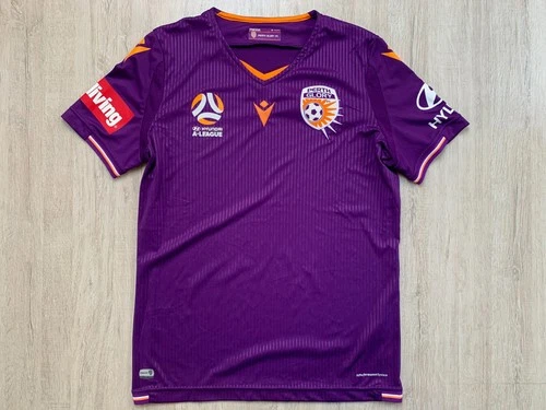 2019 2020 Home Perth Glory FC Australia Soccer Jersey Football Shirt Macron M