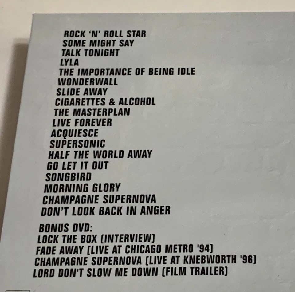 Oasis Stop The Clocks Limited Edition 2-CD / 1-DVD 2006 Columbia 88697 00756 2 — 第 3/4 张图片