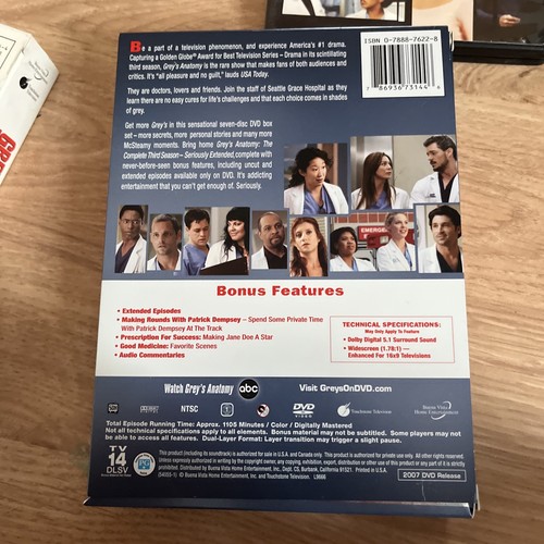Grey's Anatomy Season 1,2,3 - Picture 4 of 6