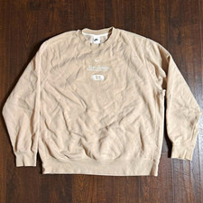Nike North Carolina Tar Heels Beige Crewneck Sweatshirt, Size XL