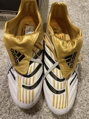 ADIDAS PREDATOR ABSOLUTE 2006 FOOTBALL BOOTS  GOLD SIZE US 9 MEN FG