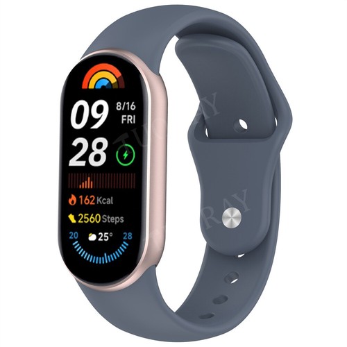 Silicone Watch Wrist Band Strap For Xiaomi Band 10 9 8 NFC Replacement Bracelet - Picture 8 of 69