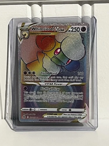 Whimsicott VSTAR (Secret) 175/172 Swsh09: Brilliant Stars Holo