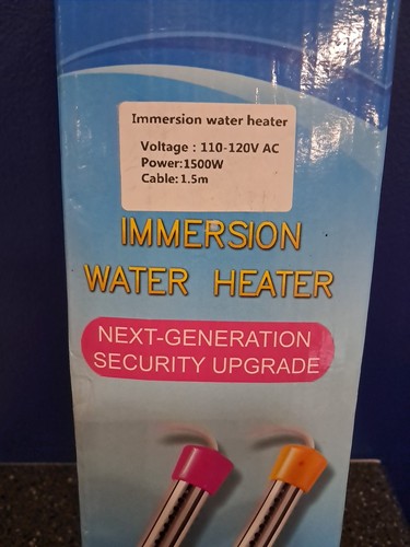 1500W Immersion Water Heater Submersible Portable Electric Heaters 110-120V AC - Picture 2 of 3