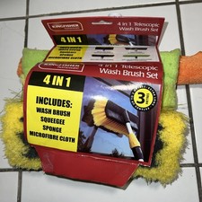 Kingfisher Windows Wash Brush Set of Three Cleaning Brushes , New