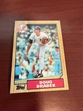 1987 Topps #283 Doug Drabek Rookie Card. rookie card picture