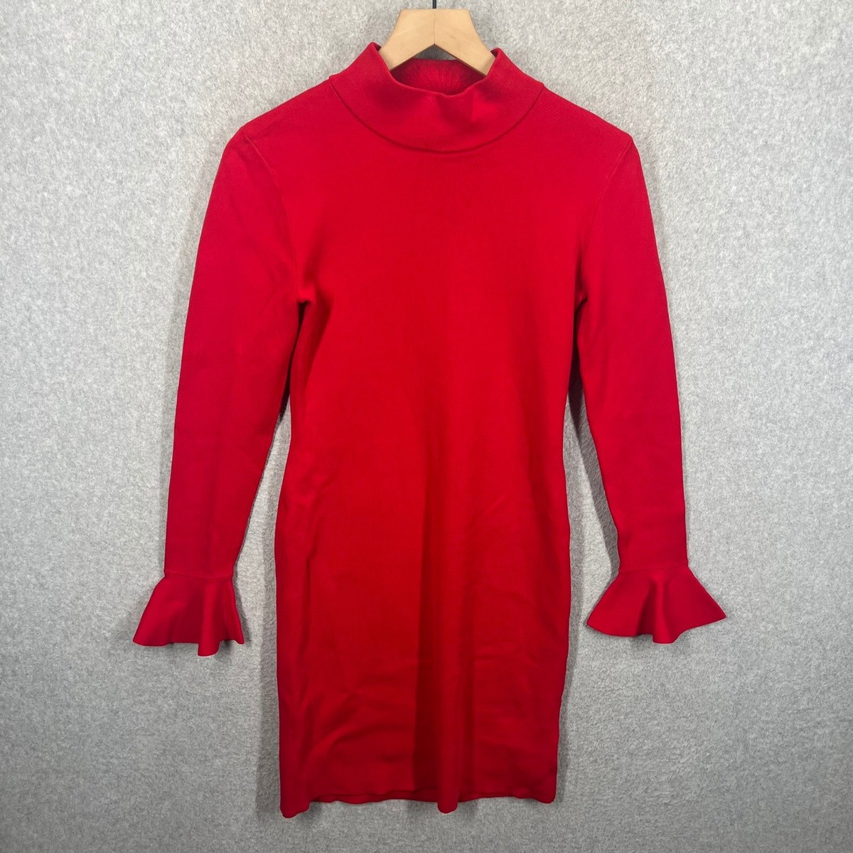 michael kors red sweater dress Women's MICHAEL Michael Kors Red Long Sleeve Sweater Dress