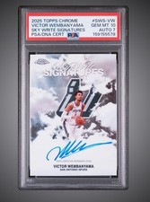 2025-26 Topps Chrome - Sky-Write Signatures Victor Wembanyama #SWS