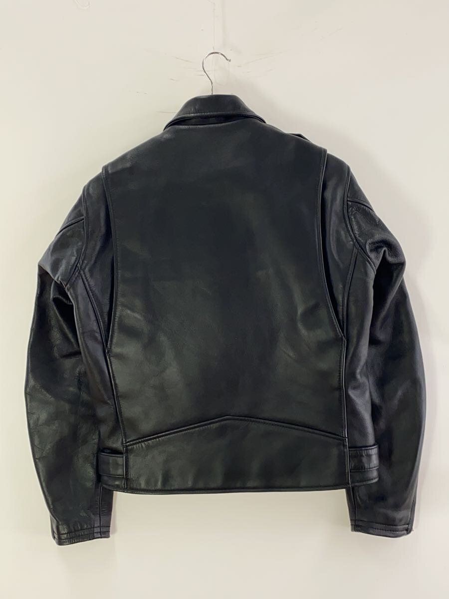 k 　666 double riders jacket 666 Leather Wear Double Rider Jacket/34/Cowhide/Blk/Plain