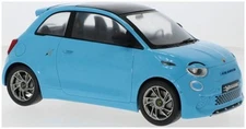 MCG Model Car Group 1:18 Scale Fiat 500e Abarth Blue 2024