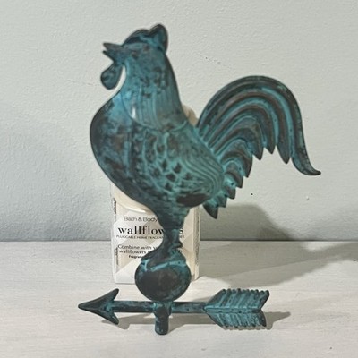 Bath & Body Works Rooster w/Patina Finish Weathervane Wallflower Farmhouse