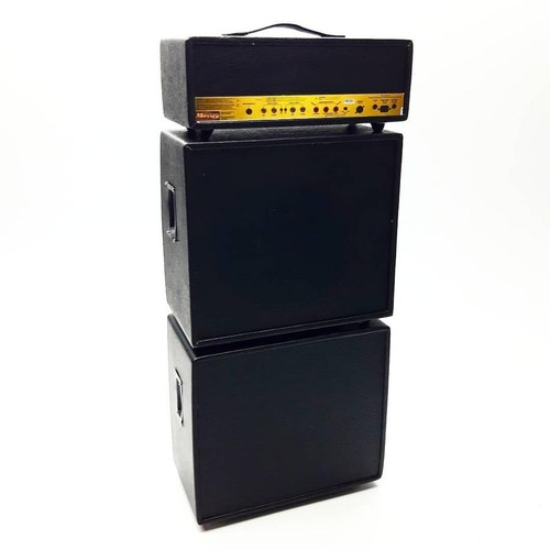 Miniature Amp Stack 1/6 Scale Black M4r5h4ll Style 3-Stage Display Model GIFT - Picture 4 of 4