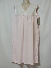 NWTS VINTAGE SEARS PINK PETAL SOFT POLY COTTON NIGHT GOWN SIZE LARGE 16-18 USA