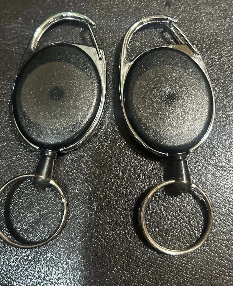 5 Llavero retráctil de alta resistencia con soporte para tarjeta de identificación Foto 2 de 3