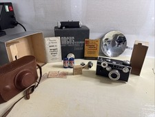 Argus C3 35mm Camera w/ Original Box, Case, Manual  Accessories   Vintage Kit