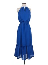 Gibson Women Blue Casual Dress XS