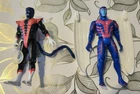Vintage 1991 Toy Biz Marvel X-Men Archangel & Nightcrawler Action Figures
