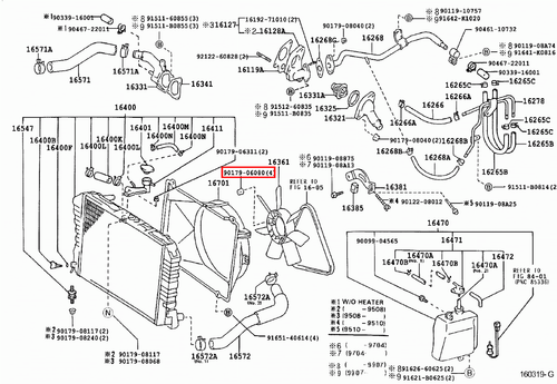 Genuine Lexus RX400 h MHU38 MHU33 Nut - Picture 18 of 20
