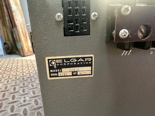 Elgar 501A AC Power Source 500VA 400SD POWERS ON READ DESCRIPTION - Picture 7 of 7