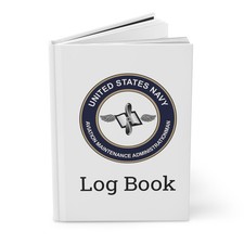 US Navy Aviation Maintenance Administrationman Rating Log Book AZ Emblem Journal