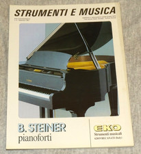 STRUMENTI  E MUSICA RIVISTA DI MUSICA E STRUMENTI  MUSICALI N°9  1991