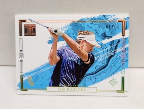 IAN POULTER 2024 Impeccable LIV Golf GOLD ~ Majesticks /10 ~ #'d 01/10 - Picture 2 of 3