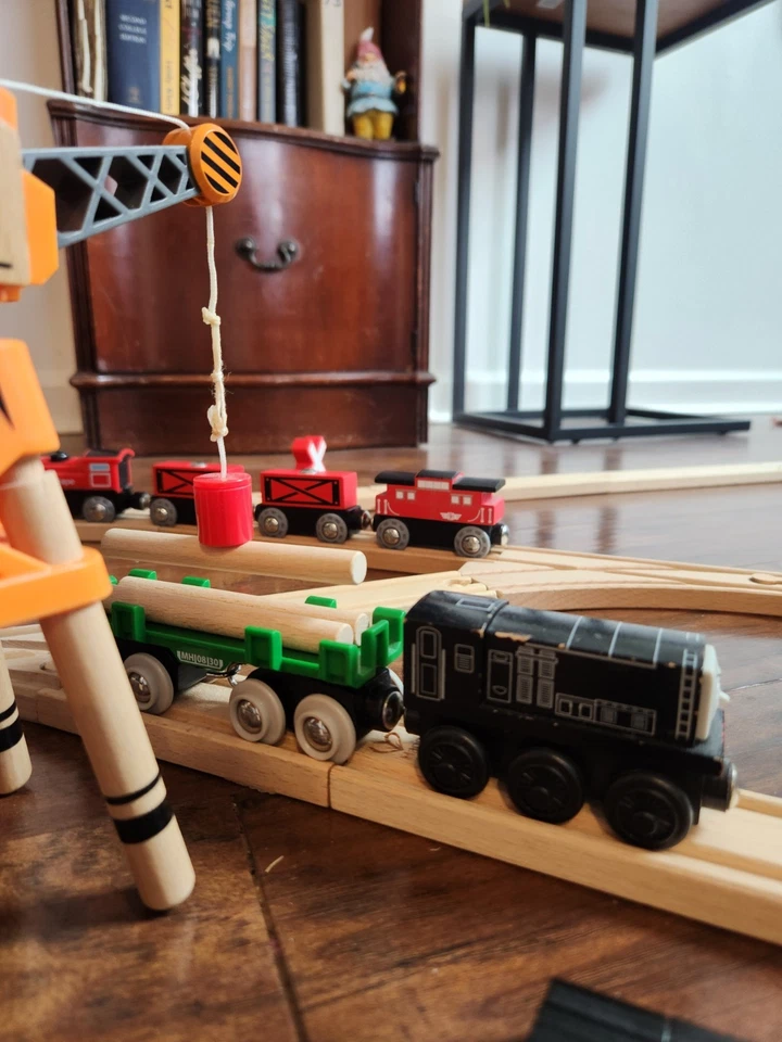 Juego de tren mixto de madera Brio & Harp Foto 4 de 4