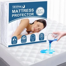 Twin XL Mattress Topper Pad Protector Quilted Waterproof Absorbent Twin Extra L