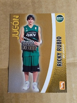 2008-09 Panini Liga ACB #124 Ricky Rubio Jugon Rookie Card RC Joventut SPAIN NBA