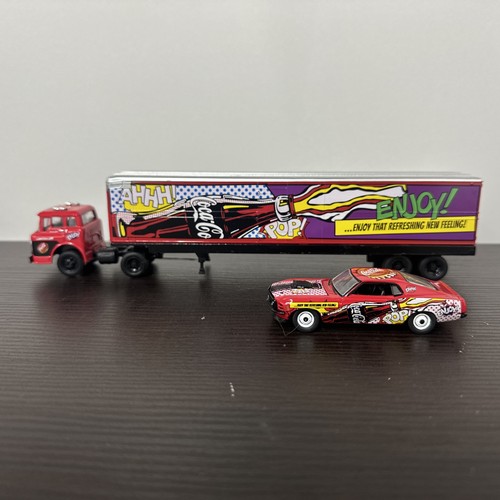 M2 Machines 1957 Ford C-600 & 1970 Mustang 428 SCJ Coca-Cola Hauler #56000 TW32