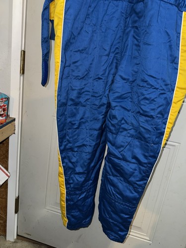 Combinaison de pompier vintage Nesquik NASCAR Racing uniforme Simpson - Photo 7/7
