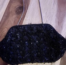 1950s Vintage Richere Sequin Patterned Clutch